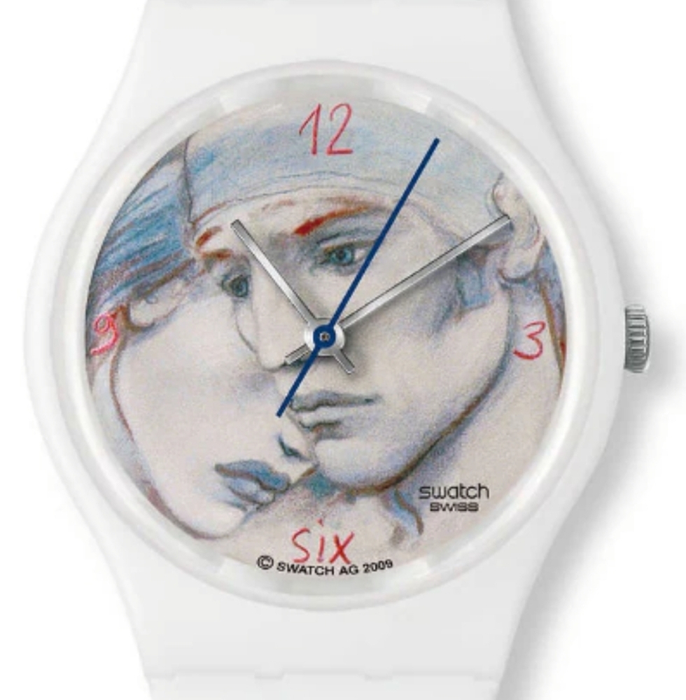 Swatch Watch INTO EACH OTHER GZ218S 2010 Rare Numbered Edition Specials
